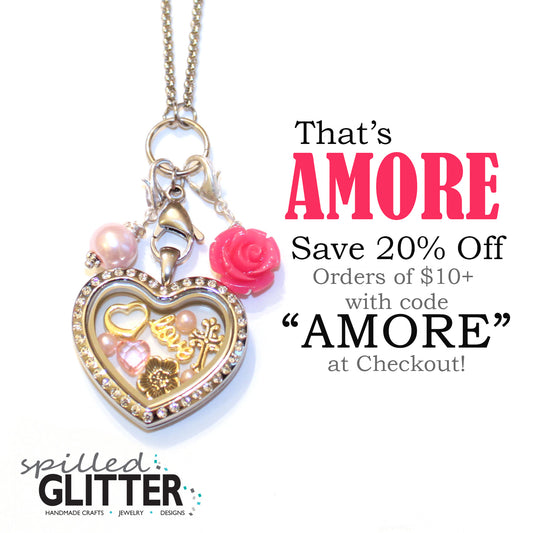 Valentine's Day Floating Locket Sale