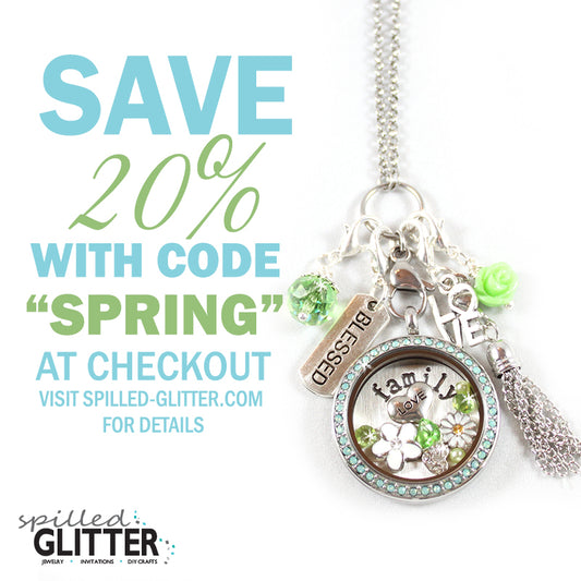 Spring Floating Locket Jewelry Sale
