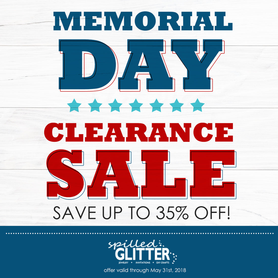 2018 Memorial Day Jewelry Clearance Sale