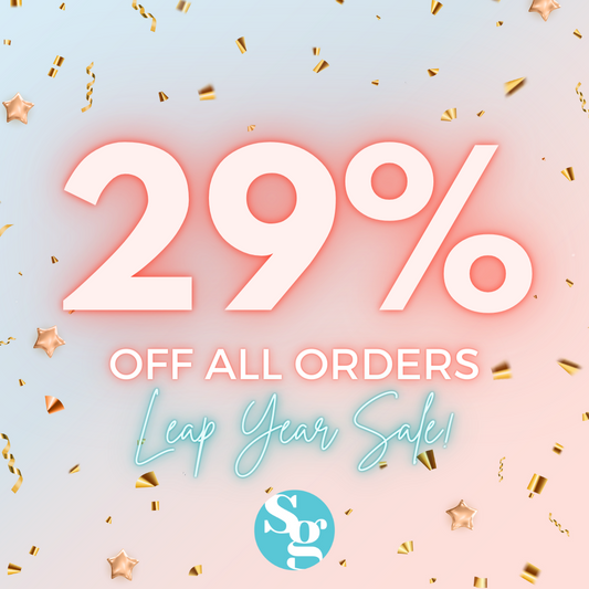 Celebrate Leap Year with Sparkling Savings: Get 29% Off All Orders at Spilled Glitter!