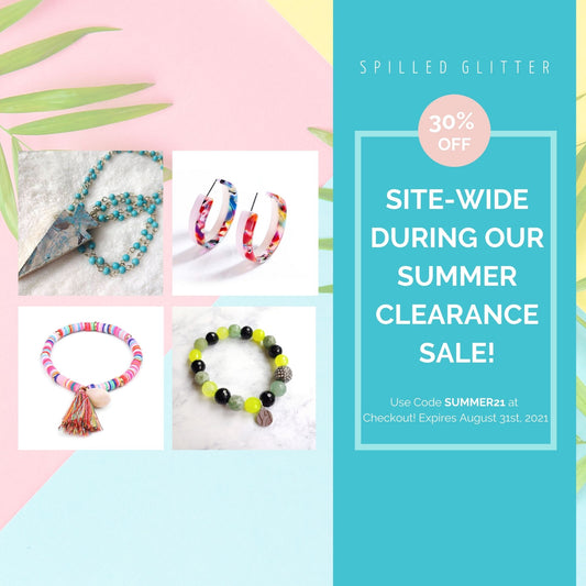 Summer 2021 Jewelry Clearance Sale - Save 30% Now - August 31st, 2021