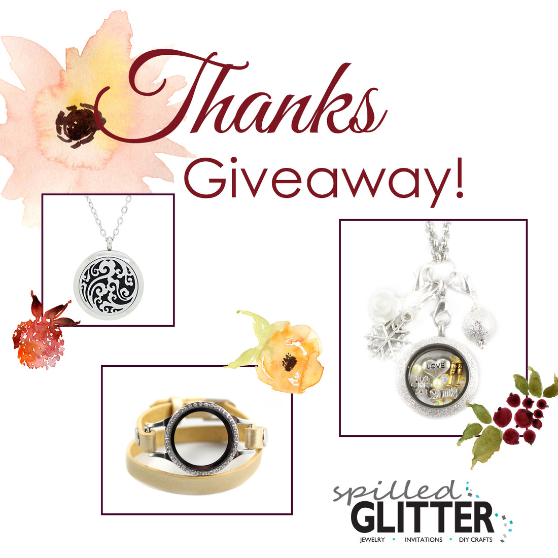 Thanks-Giveaway Jewelry Contest Sweepstakes