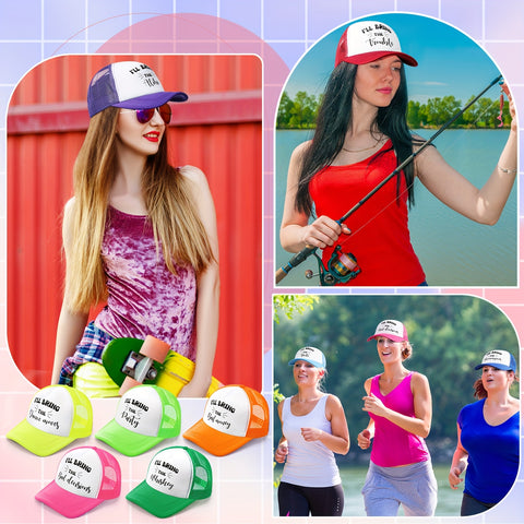 Funny Bachelorette Party Trucker Hat Set