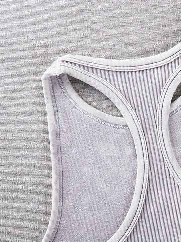 Vintage Washed Ribbed Belly Tank