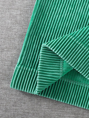 Vintage Washed Ribbed Belly Tank