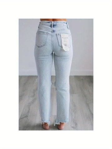 High Waist Stretch Skinny Jeans