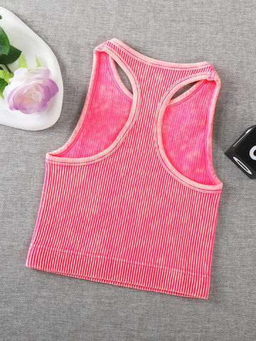 Vintage Washed Ribbed Belly Tank