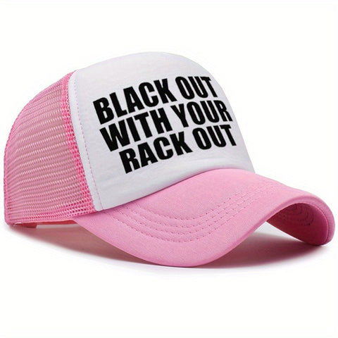 Black Out with Your Rack Out Trucker Hat