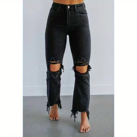 High Waist Stretch Skinny Jeans