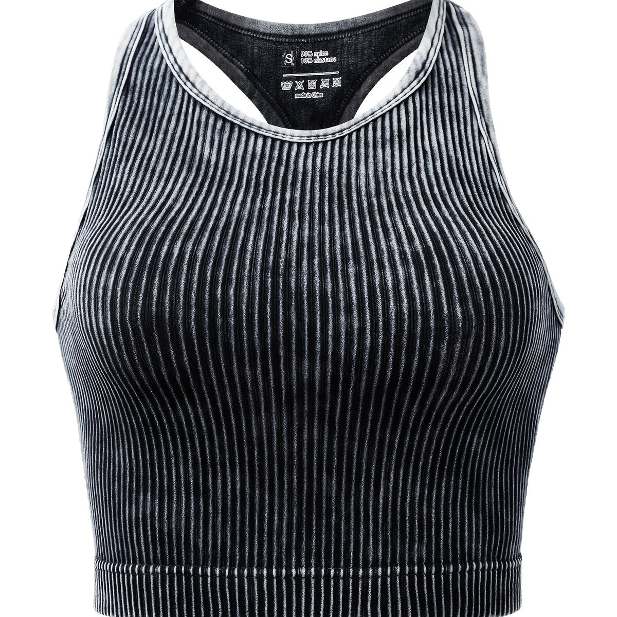 Vintage Washed Ribbed Belly Tank