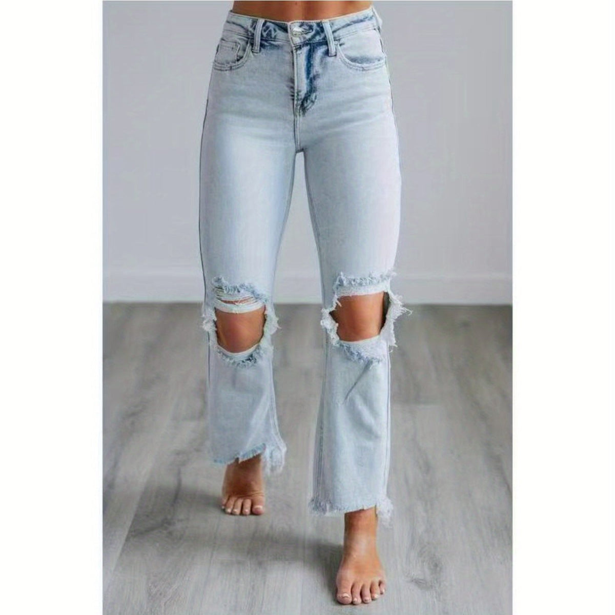 High Waist Stretch Skinny Jeans