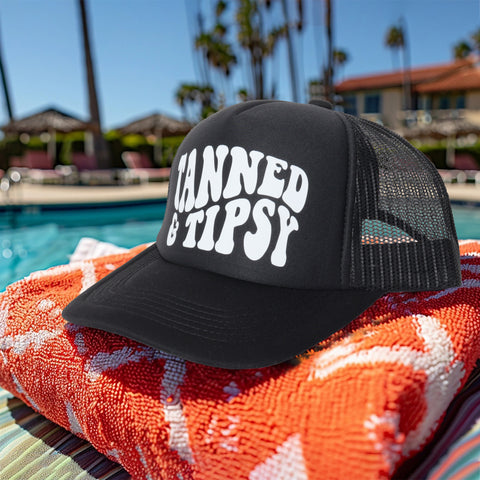 Tanned & Tipsy Trucker Hat