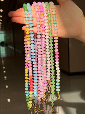 Confetti Bead Strand Necklace