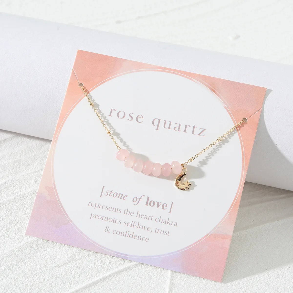 Carrie Delicate Stone Necklace - Choose Your Stone