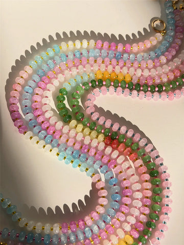 Confetti Bead Strand Necklace