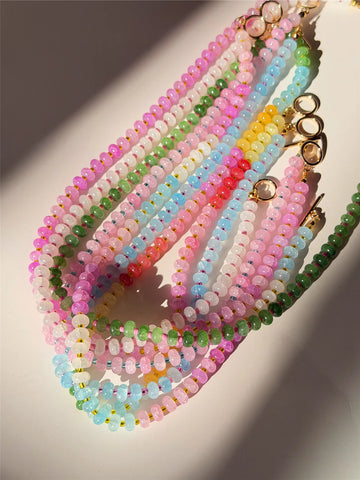Confetti Bead Strand Necklace