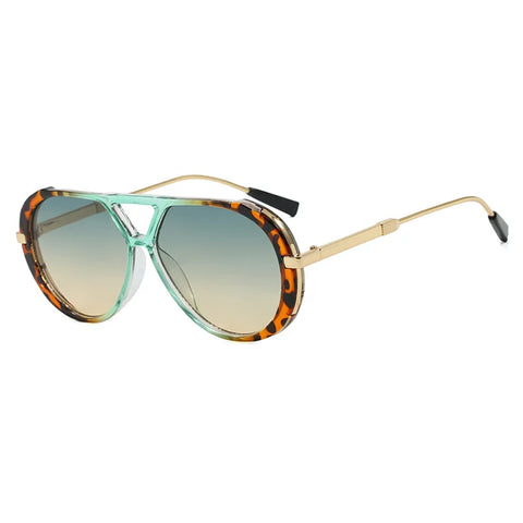 Wild Side Leopard Aviators