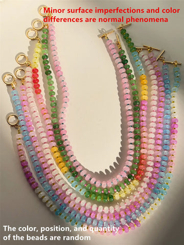 Confetti Bead Strand Necklace