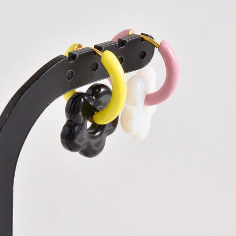 Dopamine Daydream Charm Hoops