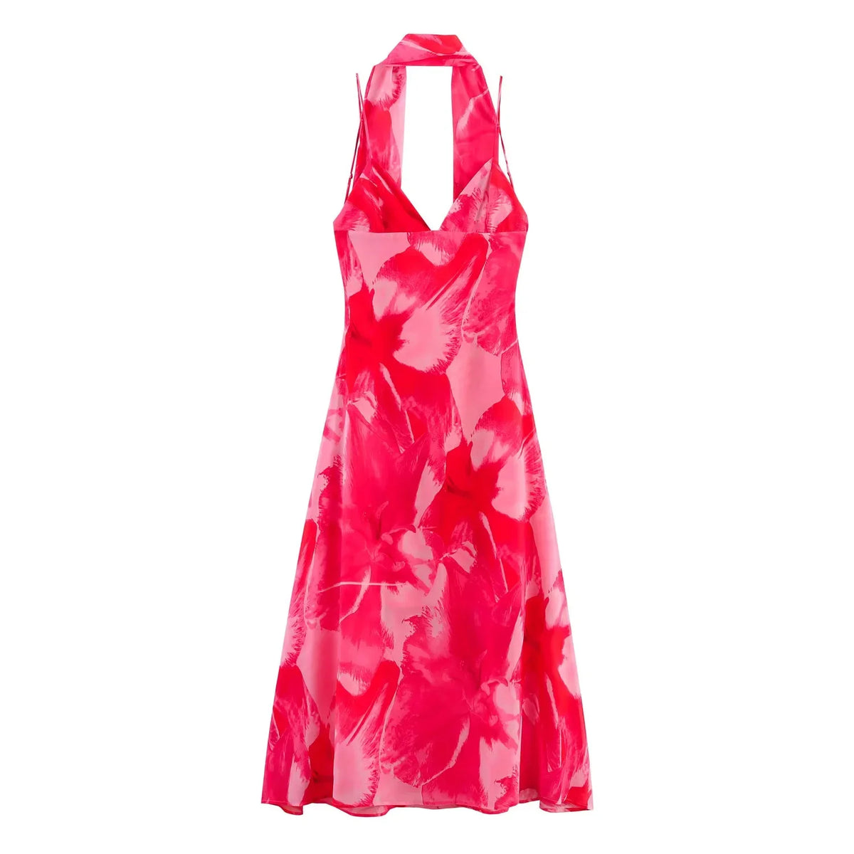 Sunset Muse Printed Chiffon Maxi