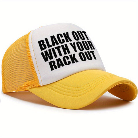 Black Out with Your Rack Out Trucker Hat