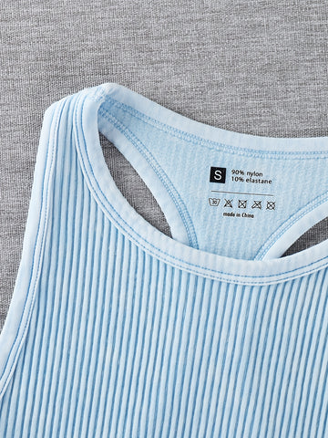 Vintage Washed Ribbed Belly Tank