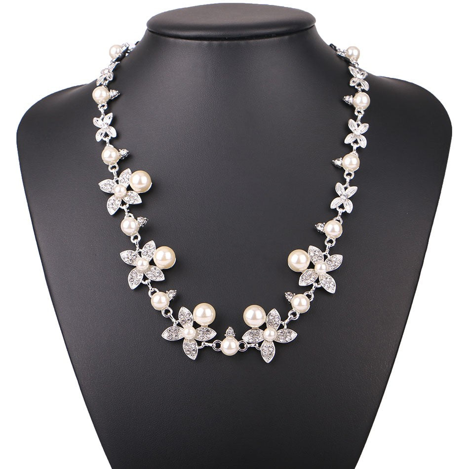 Bows and Butterflies Bridal Statement Necklace