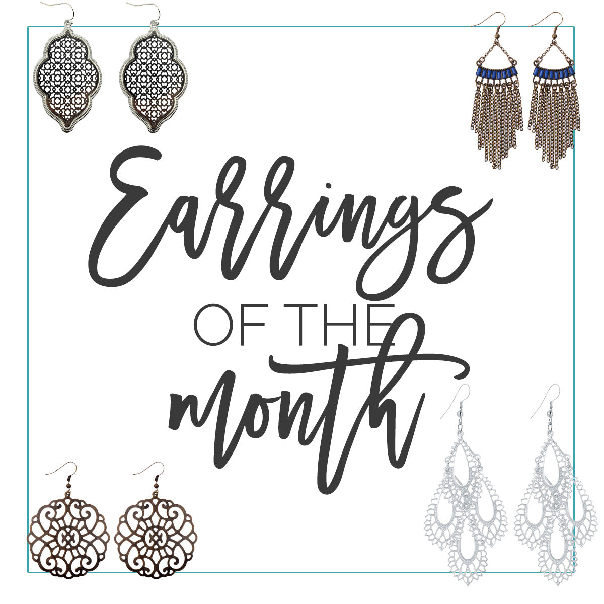 Earrings of the Month Jewelry Subscription Club Box for Women