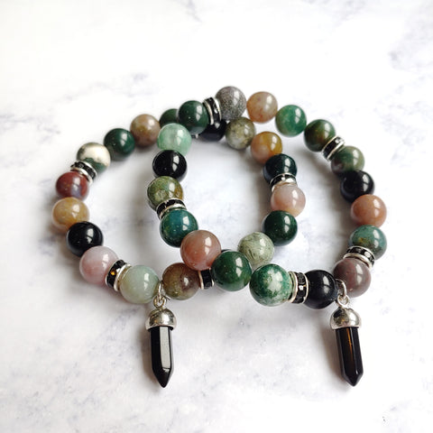 Indian-Agate-Beaded-Obelisk-Bracelet2